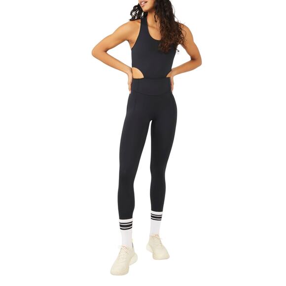 Free People Movement Back it Up Jumpsuit - Black - Medium - Picture 3 of 12